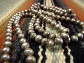 Vintage Fine Silver Beads Necklace w/Naja  c.1940