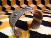 Austin Wilson Ingot WideCuff w/Turquoise  c.1950～