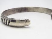 Atq Navajo or Pueblo Stamped Half-Round Wire Cuff  c.1920～