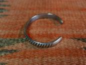 Atq Navajo or Pueblo Stamped Half-Round Wire Cuff  c.1920～