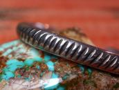 Atq Navajo or Pueblo Stamped Half-Round Wire Cuff  c.1920～