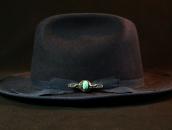 Antique Snake Applique & 卍 Stamped Pin Brooch w/TQ  c.1930