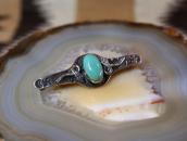 Antique Snake Applique & 卍 Stamped Pin Brooch w/TQ  c.1930