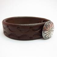 Novel Zombies Old Concho Leather Bracelets DBRN ML