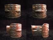 Antique Arrow &Cross stamped Wide Cuff  c.1930