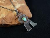 Antique Navajo Human or Yei Shaped Pendant Necklace  c.1930～