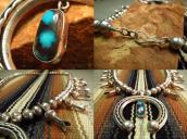 OLDPAWN Naja Necklace w/High Grade Bisbee TQ