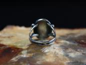 Antique Navajo Arrows Stamped Split Shank Silver Ring c.1940