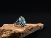 Antique Navajo Arrows Stamped Split Shank Silver Ring c.1940