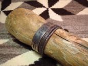 Vintage Triple Wire Stanped Silver Cuff  c.1950