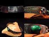 Antique Fred Harvey Era Silver Cuff w/TQ  c.1930