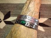 Antique Fred Harvey Era Silver Cuff w/TQ  c.1930