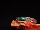 Antique Fred Harvey Era Silver Cuff w/TQ  c.1930