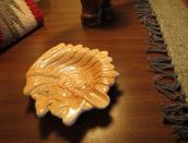 Vintage Indian Head Pottery Ashtray Reimported
