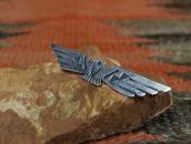 【Ganscraft】 Atq Thunderbird Shape Silver Pin Brooch  c.1930～