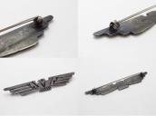 【Ganscraft】 Atq Thunderbird Shape Silver Pin Brooch  c.1930～