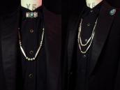 Joe H. Quintana Cochiti Silver Bead Necklace M 3