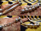 Joe H. Quintana Cochiti Silver Bead Necklace M 3