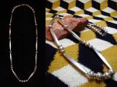 Joe H. Quintana Cochiti Silver Bead Necklace M 3