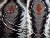 Joe H. Quintana Cochiti Silver Bead Necklace L 4