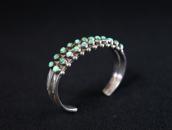 Vintage Zuni 2 Row Petit Point Turquois Small Cuff  c.1940～