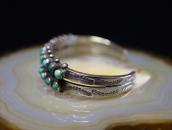 Vintage Zuni 2 Row Petit Point Turquois Small Cuff  c.1940～