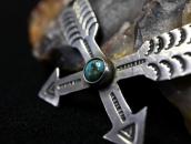 【UITA21/Ganscraft】 Atq Crossed Arrows Fob Necklace  c.1945～