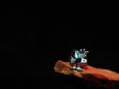 Vintage Zuni Channel Inlay Eagle Ring  c.1970