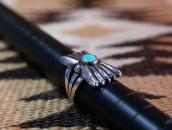 【UITA22】 Antique Navajo Bow Face Silver Ketoh Ring  c.1945～