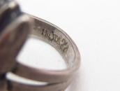 【UITA22】 Antique Navajo Bow Face Silver Ketoh Ring  c.1945～