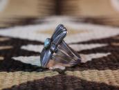 【UITA22】 Antique Navajo Bow Face Silver Ketoh Ring  c.1945～