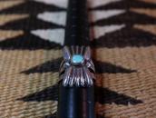 【UITA22】 Antique Navajo Bow Face Silver Ketoh Ring  c.1945～