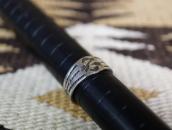 Atq Navajo Crossed Arrows Stamped Ingot Silver Ring  c.1915～