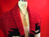 Navajo Oldpawn 【Teardrop】 Charm Silver Necklace