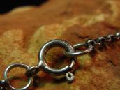 Navajo Oldpawn 【Teardrop】 Charm Silver Necklace