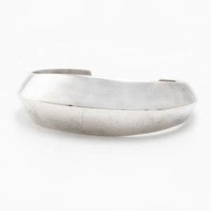 Atq Navajo/Pueblo? Heavy Silver Triangle Wire Cuff  c.1930～?