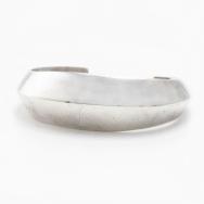 Atq Navajo/Pueblo? Heavy Silver Triangle Wire Cuff  c.1930～?