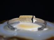 Atq Navajo 卍 T-bird Stamped Arrow Band Cuff in Silver c.1930