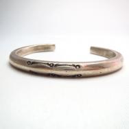 Antique Stamped IngotSilver Narrow Bracelet c.1920