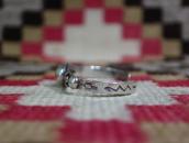 Antique Navajo Pearl & T-bird Applique Silver Cuff  c.1930～