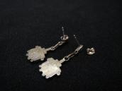 Vintage Zuni Needle Point TQ Dangle Pierced Earrings c.1960～
