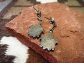 Vintage Zuni Needle Point TQ Dangle Pierced Earrings c.1960～