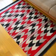 Antique Navajo Rug 【Ganado】 Saddle Blanket 75/126