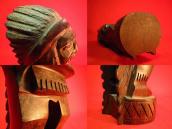 Vintage Carved Ironwood Indian Chief Objet