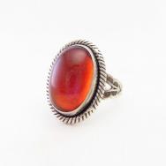 Vtg【Pacific Jewelry Co.】Tourist Ring w/DragonsBreath c.1950～