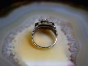 Vtg【Maisel's】T-bird Face Tourist Ring w/DragonsBreath c.1950