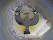 Vintage Navajo Casted Silver T-bird Shape Pin Brooch c.1945～