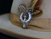 Vintage Navajo Casted Silver T-bird Shape Pin Brooch c.1945～