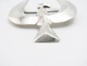 Vintage Navajo Casted Silver T-bird Shape Pin Brooch c.1945～