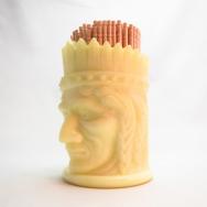 Vintage Indian Head Toothpick Holder
